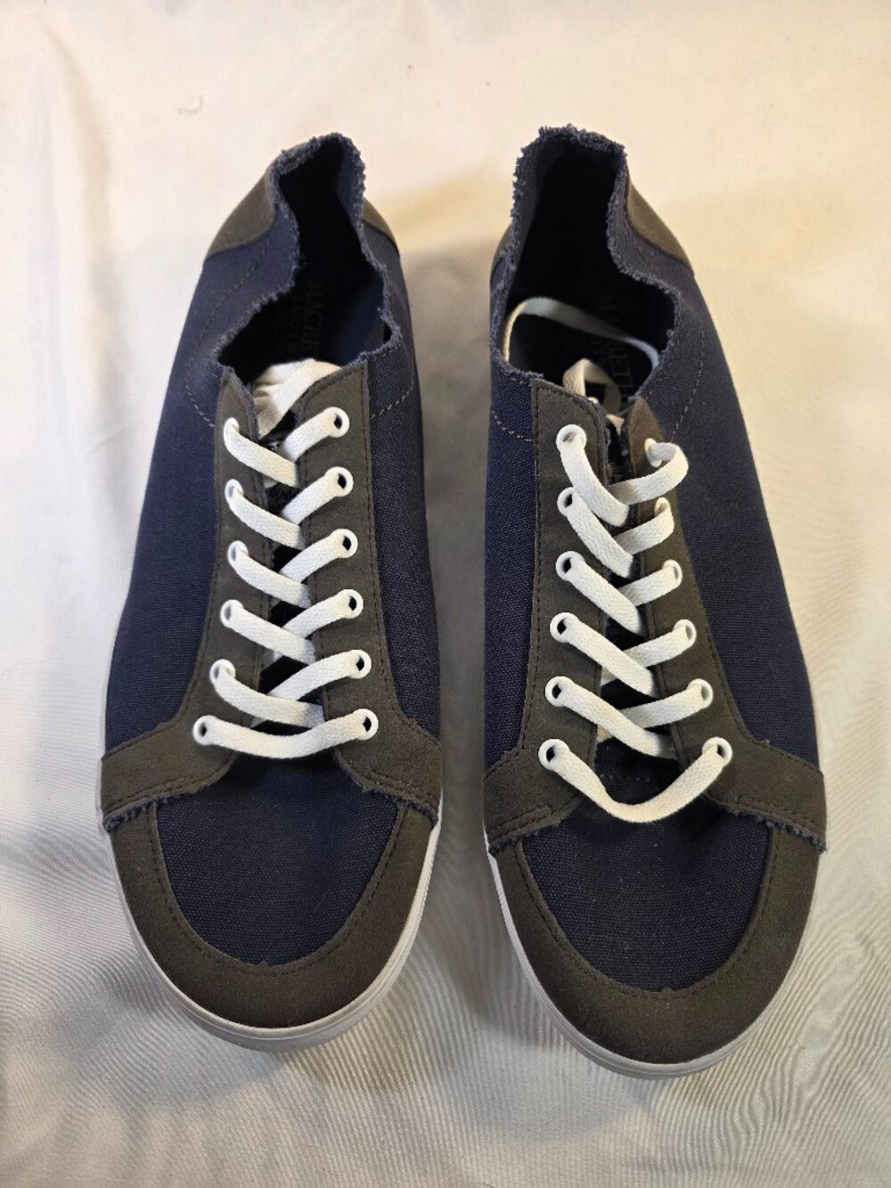 Macbeth Footwear Vegan Skate Shoes Blue and Gray Men's Size 11